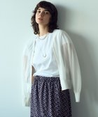 【23区/NIJYUSANKU】の【先行予約/洗える】ライトシアーニット ブルゾン ホワイト系|ID: prp329100004522982 ipo3291000000031993946