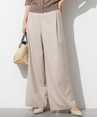【23区/NIJYUSANKU】の【先行予約/洗える】トリアセスラブストレッチ ワイド パンツ ベージュ系|ID: prp329100004523004 ipo3291000000031994114