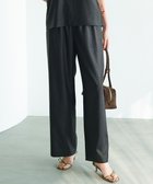 【23区/NIJYUSANKU】の【洗える】トリアセスラブストレッチ ワイド パンツ ブラック系|ID: prp329100004523004 ipo3291000000035636043