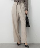 【23区/NIJYUSANKU】の【洗える】トリアセスラブストレッチ ワイド パンツ ベージュ系|ID: prp329100004523004 ipo3291000000035636044