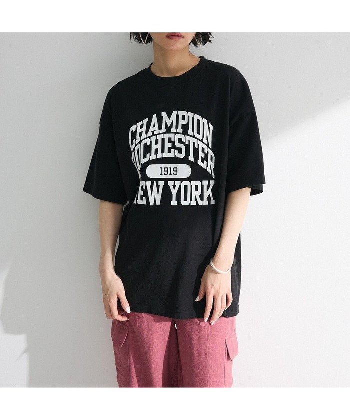 【グリーンパークス/Green Parks】のChampion ロゴNY TEE インテリア・キッズ・メンズ・レディースファッション・服の通販 founy(ファニー) https://founy.com/ ファッション Fashion レディースファッション WOMEN トップス・カットソー Tops/Tshirt シャツ/ブラウス Shirts/Blouses ロング / Tシャツ T-Shirts カットソー Cut and Sewn NEW・新作・新着・新入荷 New Arrivals おすすめ Recommend カットソー Cut And Sew ショルダー Shoulder スラックス Slacks デニム Denim ドロップ Drop ボトム Bottom ポケット Pocket 夏 Summer 春 Spring S/S・春夏 Ss・Spring/Summer |ID: prp329100004523008 ipo3291000000031994140