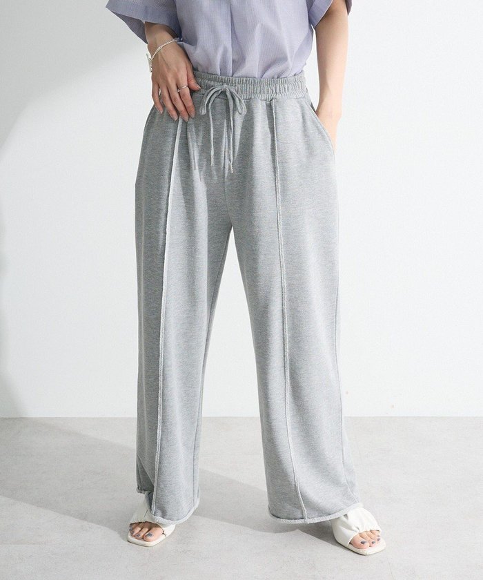 【グリーンパークス/Green Parks】のワイドスエットパンツ インテリア・キッズ・メンズ・レディースファッション・服の通販 founy(ファニー) https://founy.com/ ファッション Fashion レディースファッション WOMEN パンツ Pants NEW・新作・新着・新入荷 New Arrivals センター Center ベーシック Basic ポケット Pocket ワイド Wide 夏 Summer 春 Spring S/S・春夏 Ss・Spring/Summer |ID: prp329100004523009 ipo3291000000031994158