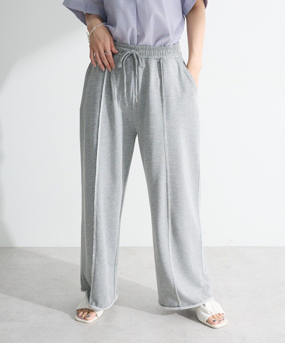 【グリーンパークス/Green Parks】のワイドスエットパンツ 人気、トレンドファッション・服の通販 founy(ファニー) 　ファッション　Fashion　レディースファッション　WOMEN　パンツ　Pants　NEW・新作・新着・新入荷　New Arrivals　センター　Center　ベーシック　Basic　ポケット　Pocket　ワイド　Wide　夏　Summer　春　Spring　S/S・春夏　Ss・Spring/Summer　 other-1|ID: prp329100004523009 ipo3291000000031994158