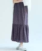 【23区/NIJYUSANKU】の【洗える】エスパドリーユプリント ティアード スカート 人気、トレンドファッション・服の通販 founy(ファニー) ファッション Fashion レディースファッション Ladies' Fashion Online スカート Skirt ティアードスカート Tiered Skirts 春 Spring 洗える Washable ギャザー Gather ストライプ Stripe ティアード Tiered ティアードスカート Tiered Skirt バスク Basque ビーチ Beach フランス France プリント Print モチーフ Motif S/S・春夏 Ss・Spring/Summer 夏 Summer エレガント 上品 Elegant 2025年 2025 2025春夏・S/S Ss,Spring/Summer,2025 thumbnail ネイビープリント|ID: prp329100004523014 ipo3291000000032586034
