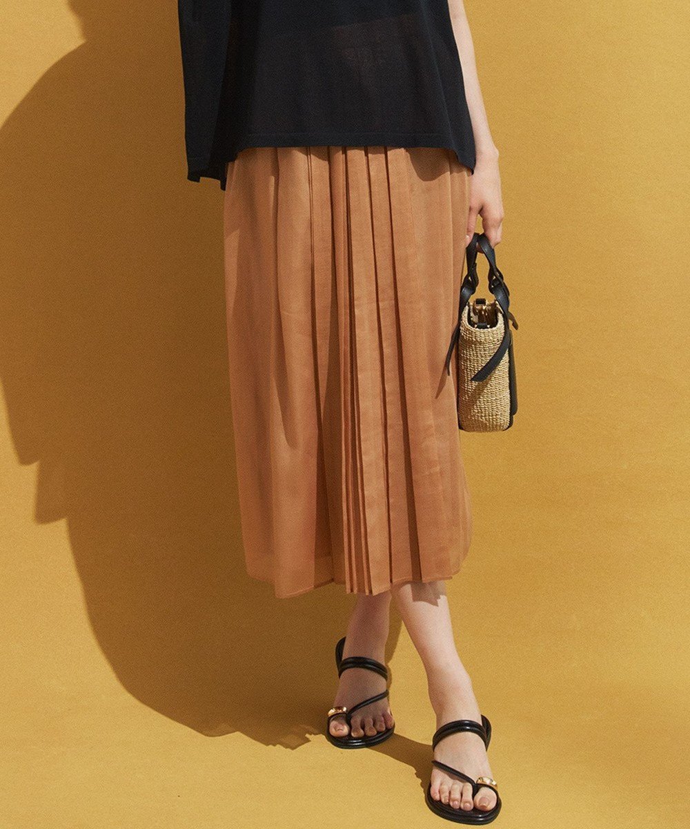【23区/NIJYUSANKU】の【洗える】ソフトシアーフィルム タック スカート 人気、トレンドファッション・服の通販 founy(ファニー) ファッション Fashion レディースファッション Fashion for Women スカート Skirts 2025年 2025 2025春夏・S/S Spring/Summer 2025 SS25 オレンジ Orange オーガンジー Organza Fabric ギャザー Gathered, Ruffled トレンド Trend, Trending Now フロント Front, Front Design プリーツ Pleats, Pleated エレガント 上品 Elegant 夏 Summer 春 Spring S/S・春夏 SS, Spring/Summer, Warm Season 洗える Machine Washable other-1|ID: prp329100004523020 ipo3291000000035665730