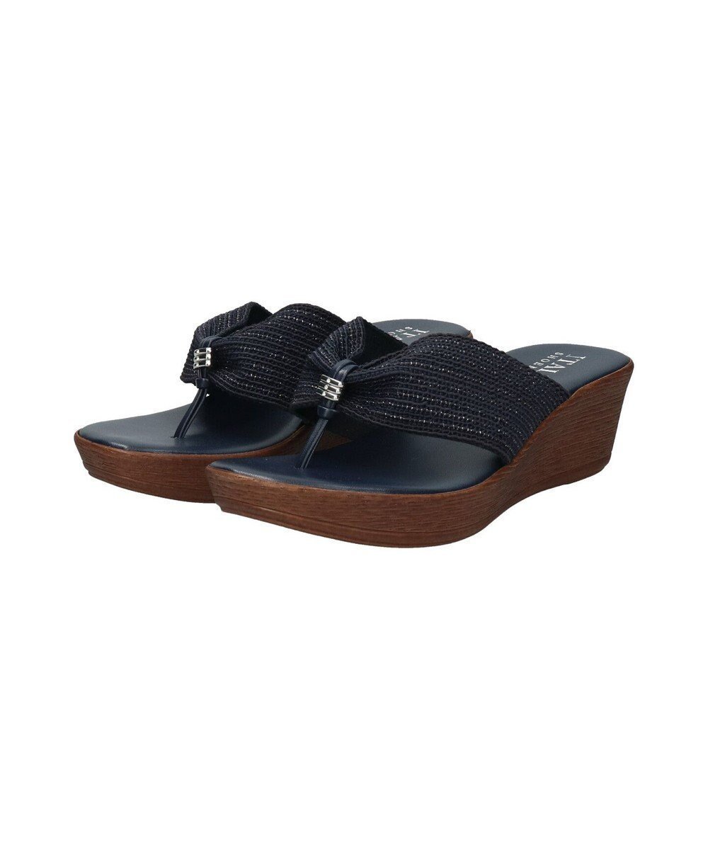【インター ショシュール/INTER-CHAUSSURES】の【ITALIAN SHOEMAKERS】厚底トングサンダル インテリア・キッズ・メンズ・レディースファッション・服の通販 founy(ファニー) 　ファッション　Fashion　レディースファッション　WOMEN　NEW・新作・新着・新入荷　New Arrivals　おすすめ　Recommend　イタリア　Italy　インソール　Insole　クッション　Cushion　サンダル　Sandals　シューズ　Shoes　リラックス　Relax　人気　Popularity　厚底　Platforms　夏　Summer　春　Spring　S/S・春夏　Ss・Spring/Summer　ネイビー|ID: prp329100004523023 ipo3291000000031994260