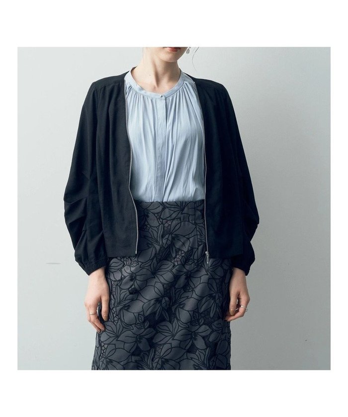 【イェッカ ヴェッカ/YECCA VECCA】のレーヨン麻ZIPジャケット インテリア・キッズ・メンズ・レディースファッション・服の通販 founy(ファニー) https://founy.com/ ファッション Fashion レディースファッション WOMEN アウター Coat Outerwear ジャケット Jackets ノーカラージャケット No Collar Leather Jackets おすすめ Recommend ジャケット Jacket バランス Balance ボトム Bottom ポケット Pocket リネン Linen 夏 Summer 春 Spring S/S・春夏 Ss・Spring/Summer |ID: prp329100004523806 ipo3291000000032000683