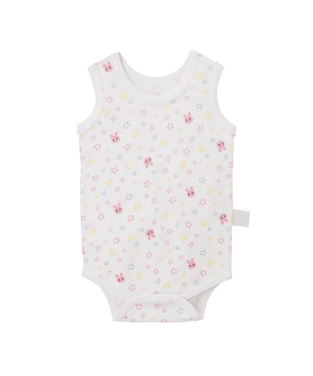 【ミキハウスホットビスケッツ/MIKI HOUSE HOT BISCUITS / KIDS】の【70-90cm】 メッシュ素材 ノースリーブボディシャツ 人気、トレンドファッション・服の通販 founy(ファニー) 　ファッション　Fashion　キッズファッション　KIDS　おすすめ　Recommend　インナー　Inner　コンビ　Combination　ノースリーブ　No Sleeve　メッシュ　Mesh　ロンパース　Rompers　半袖　Short Sleeve　卒業式　Graduation Ceremony　夏　Summer　 other-1|ID: prp329100004523843 ipo3291000000032000823