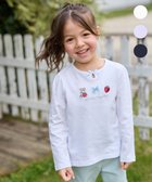 【エニィ/ANY / KIDS】のテディベリー刺繍 長袖Tシャツ オフホワイト|ID: prp329100004523845 ipo3291000000035641373