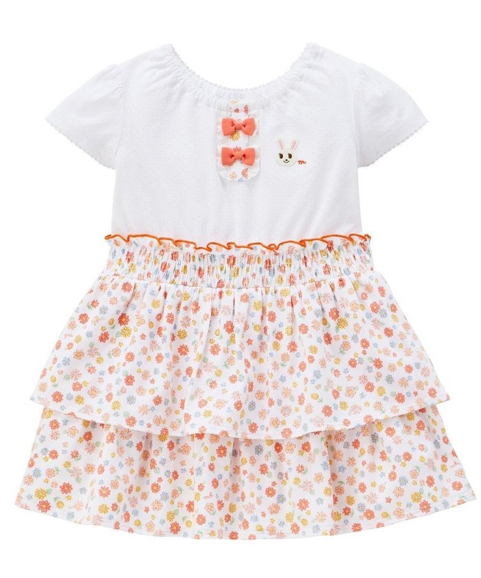 【ミキハウスホットビスケッツ/MIKI HOUSE HOT BISCUITS / KIDS】の【ミキハウス】【80-120cm】 半袖ワンピース インテリア・キッズ・メンズ・レディースファッション・服の通販 founy(ファニー) https://founy.com/ ファッション Fashion キッズファッション KIDS ワンピース Dress/Kids おすすめ Recommend カーディガン Cardigan リボン Ribbon レース Race エレガント 上品 Elegant 半袖 Short Sleeve 夏 Summer 春 Spring S/S・春夏 Ss・Spring/Summer 羽織 Haori |ID: prp329100004523851 ipo3291000000032000848