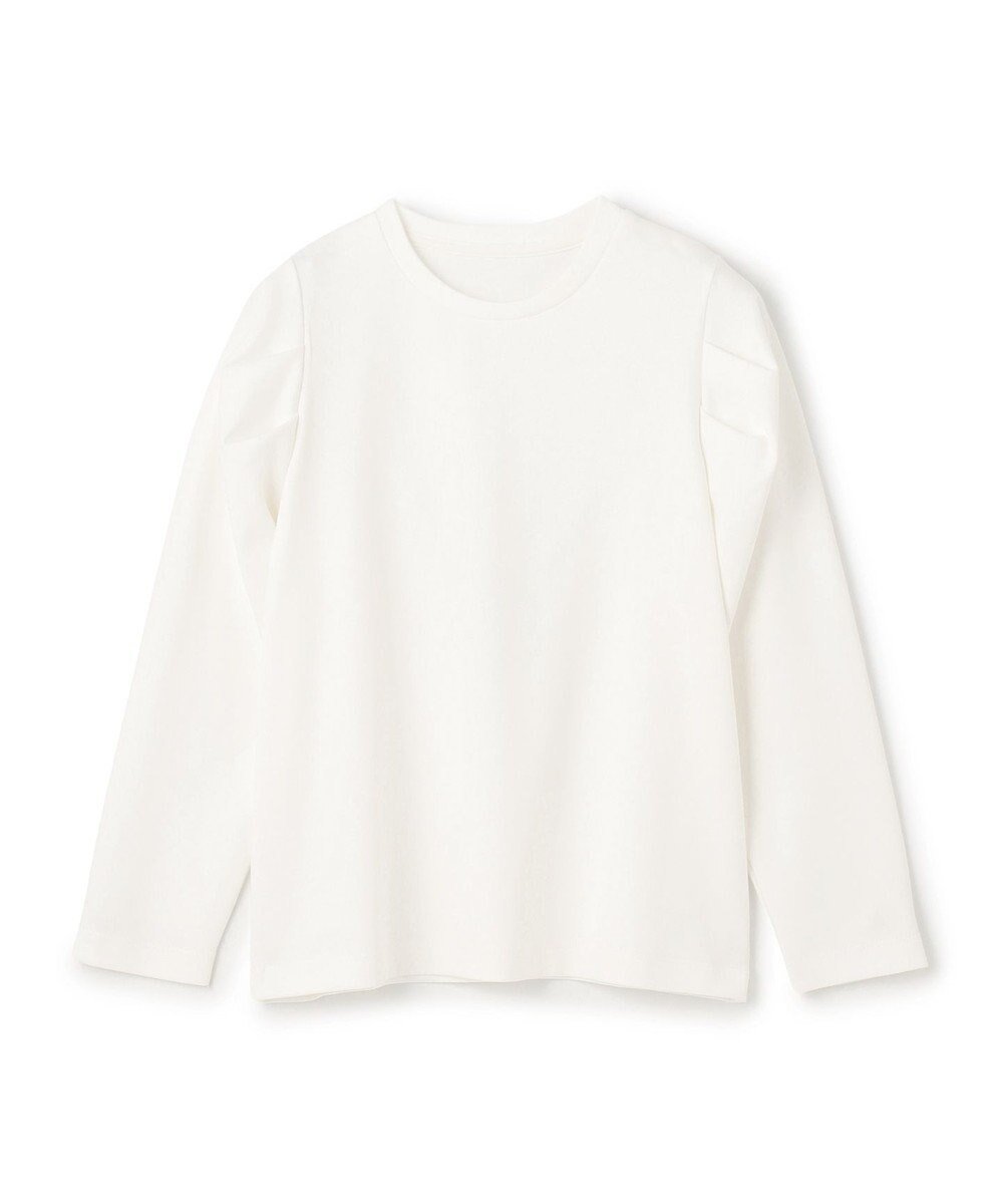 【アンフィーロ/UNFILO / KIDS】の【110-150cm】タックスリーブTシャツ インテリア・キッズ・メンズ・レディースファッション・服の通販 founy(ファニー) 　ファッション　Fashion　キッズファッション　KIDS　トップス・カットソー　Tops/Tees/Kids　カットソー　Cut And Sew　シンプル　Simple　スリーブ　Sleeve　夏　Summer　S/S・春夏　Ss・Spring/Summer　洗える　Washable　A/W・秋冬　Aw・Autumn/Winter・Fw・Fall-Winter　オフ|ID: prp329100004523852 ipo3291000000032138478