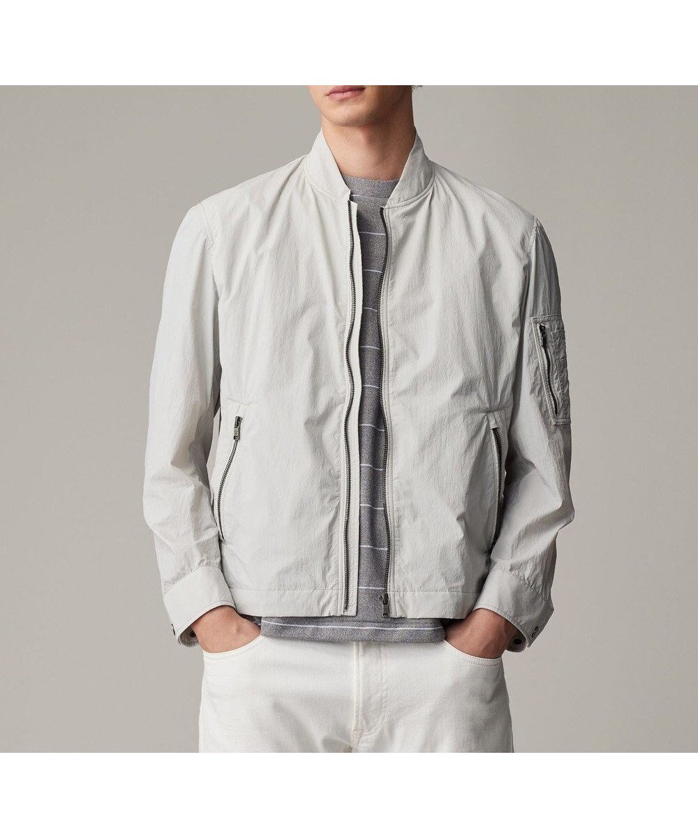 【ジョセフ アブード/JOSEPH ABBOUD / MEN】の【軽量/ストレッチ/撥水】ライトワッシャーストレッチ ショートブルゾン インテリア・キッズ・メンズ・レディースファッション・服の通販 founy(ファニー) 　ファッション　Fashion　メンズファッション　MEN　アウター　Coats Outerwear/Men　ブルゾン　Blouson/Jackets　シャーリング　Shirring　ショート　Short　ジャケット　Jacket　ストレッチ　Stretch　ブルゾン　Blouson　夏　Summer　春　Spring　S/S・春夏　Ss・Spring/Summer　軽量　Lightweight　ライトグレー系|ID: prp329100004523860 ipo3291000000032000881