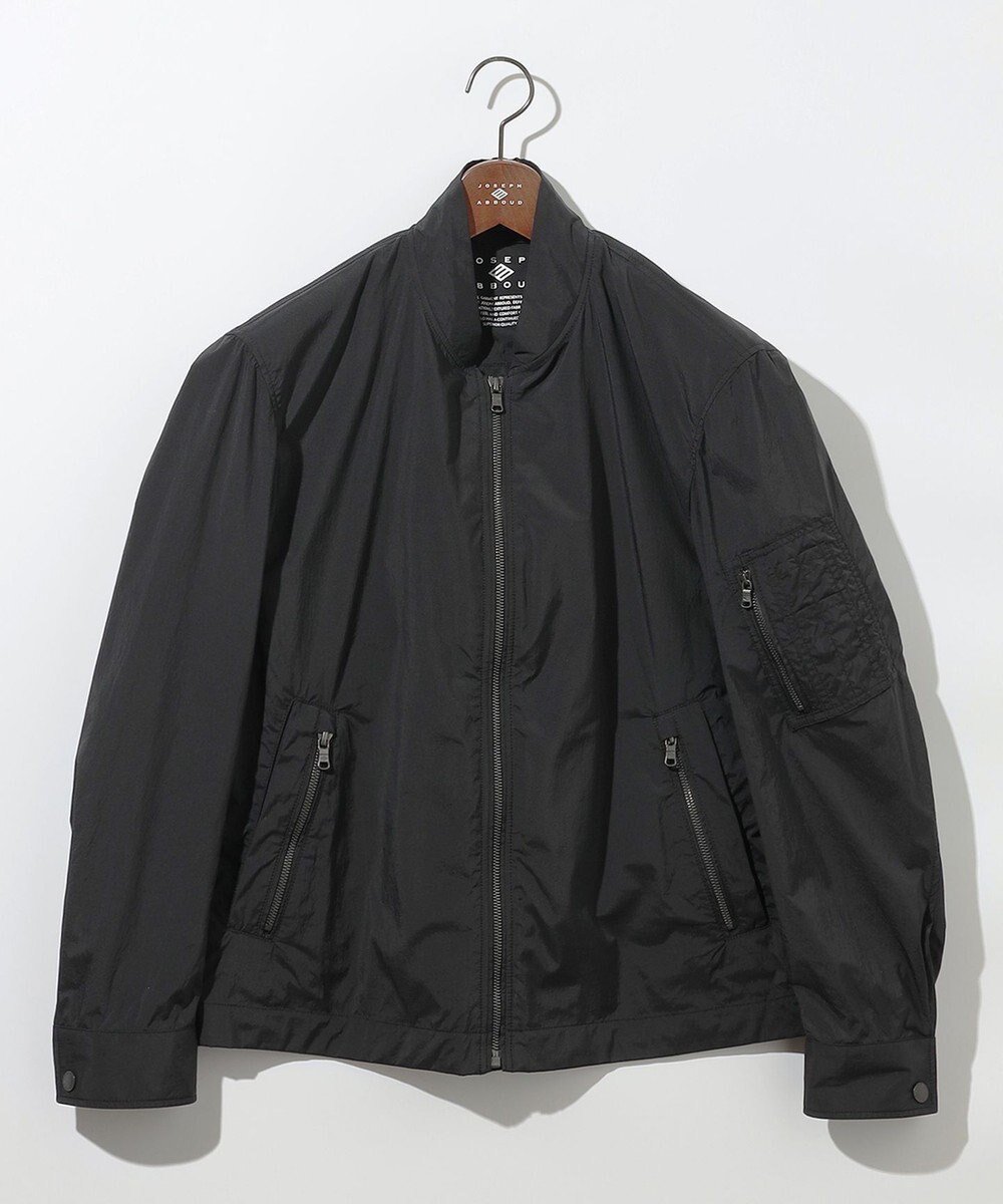 【ジョセフ アブード/JOSEPH ABBOUD / MEN】の【軽量/ストレッチ/撥水】ライトワッシャーストレッチ ショートブルゾン インテリア・キッズ・メンズ・レディースファッション・服の通販 founy(ファニー) 　ファッション　Fashion　メンズファッション　MEN　アウター　Coats Outerwear/Men　ブルゾン　Blouson/Jackets　シャーリング　Shirring　ショート　Short　ジャケット　Jacket　ストレッチ　Stretch　ブルゾン　Blouson　夏　Summer　春　Spring　S/S・春夏　Ss・Spring/Summer　軽量　Lightweight　ブラック系|ID: prp329100004523860 ipo3291000000032000882