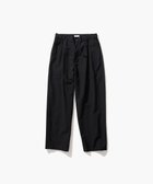 【エイトン/ATON】のWOOL WASHI TROPICAL ワイドパンツ - UNISEX BLACK|ID: prp329100004523861 ipo3291000000032000886