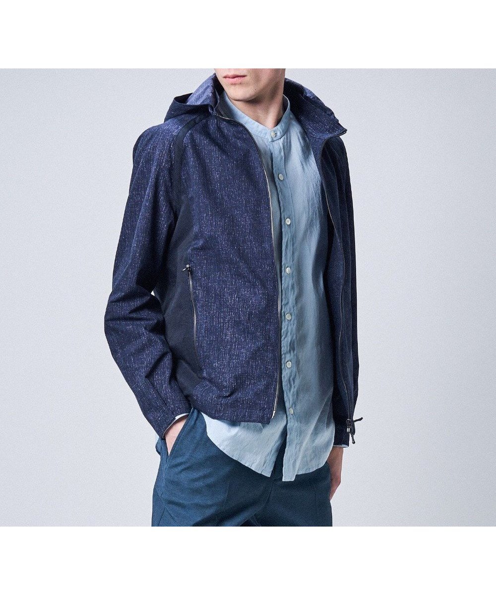 【ジョゼフ オム/JOSEPH HOMME / MEN】の【LEON 6月号掲載】クールドッツストレッチ フードブルゾン インテリア・キッズ・メンズ・レディースファッション・服の通販 founy(ファニー) 　ファッション　Fashion　メンズファッション　MEN　アウター　Coats Outerwear/Men　ブルゾン　Blouson/Jackets　春　Spring　洗える　Washable　ジップ　Zip　ジャケット　Jacket　ストレッチ　Stretch　スポーツ　Sports　スポーティ　Sporty　スリーブ　Sleeve　雑誌　Magazine　ドローコード　Draw Cord　ファブリック　Fabric　フロント　Front　ブルゾン　Blouson　プリント　Print　6月号　June Issue　S/S・春夏　Ss・Spring/Summer　再入荷　Restock/Back In Stock/Re Arrival　夏　Summer　ビジネス 仕事 通勤　Business　ネイビー系|ID: prp329100004523862 ipo3291000000032000890
