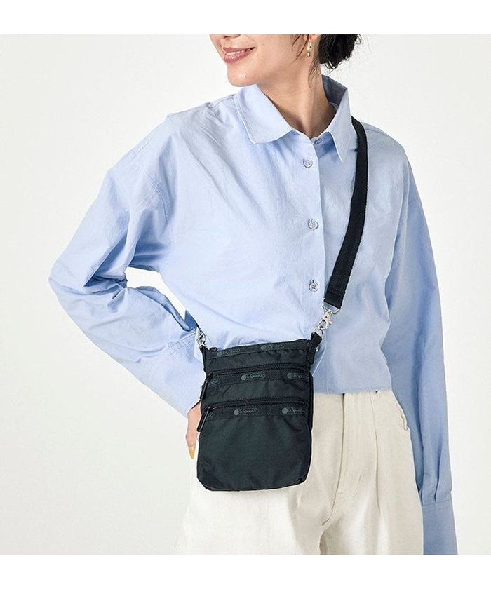 【レスポートサック/LeSportsac】の3 ZIP CROSSBODY/リサイクルドブラックJP インテリア・キッズ・メンズ・レディースファッション・服の通販 founy(ファニー) https://founy.com/ ファッション Fashion レディースファッション WOMEN アウトドア Outdoor 軽量 Lightweight シンプル Simple スポーツ Sports スマート Smart スリム Slim 財布 Wallet トラベル Travel 人気 Popularity プリント Print ポケット Pocket ポシェット Pochette ポーチ Pouch 無地 Plain Color 再入荷 Restock/Back In Stock/Re Arrival おすすめ Recommend 旅行 Travel ビジネス 仕事 通勤 Business |ID: prp329100004523872 ipo3291000000032000926