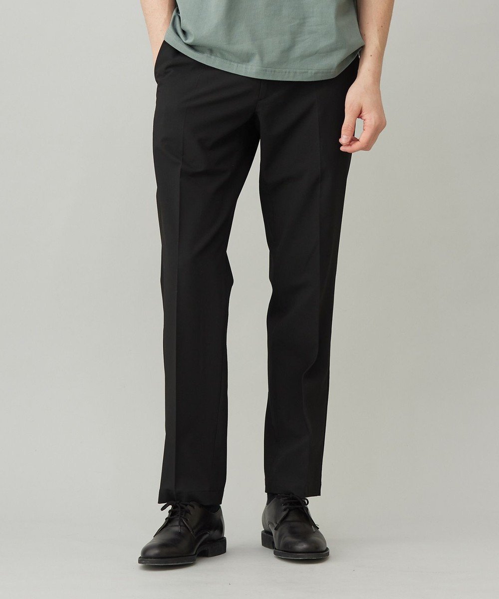 【アンフィーロ/UNFILO / MEN】のTRストレッチ 機能美パンツ インテリア・キッズ・メンズ・レディースファッション・服の通販 founy(ファニー) 　ファッション　Fashion　メンズファッション　MEN　ボトムス　Bottoms/Men　ストレッチ　Stretch　スラックス　Slacks　ビジネス 仕事 通勤　Business　フィット　Fit　プリーツ　Pleats　ポケット　Pocket　ループ　Loop　エレガント 上品　Elegant　夏　Summer　春　Spring　S/S・春夏　Ss・Spring/Summer　ブラック|ID: prp329100004523874 ipo3291000000032049978
