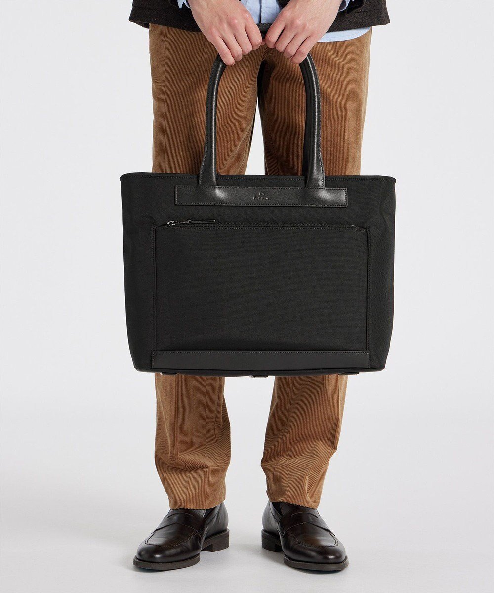 【ポールスミス/Paul Smith / MEN】のPS Paul Smith ビジネス ナイロン トートバッグ インテリア・キッズ・メンズ・レディースファッション・服の通販 founy(ファニー) 　ファッション　Fashion　メンズファッション　Fashion for Men　バッグ　Bags　トートバッグ / 通勤・大容量バッグ　Tote Bags　おすすめ　Recommended / Our Picks　ギフト プレゼント　Gift / Present　シンプル　Simple, Minimal　スタイリッシュ　Stylish, Fashionable　ビジネス 仕事 通勤　Business / Work / Commuting　メンズ　Men's, Menswear　軽量　Lightweight, Ultra Light　ブラック|ID: prp329100004523877 ipo3291000000034354986