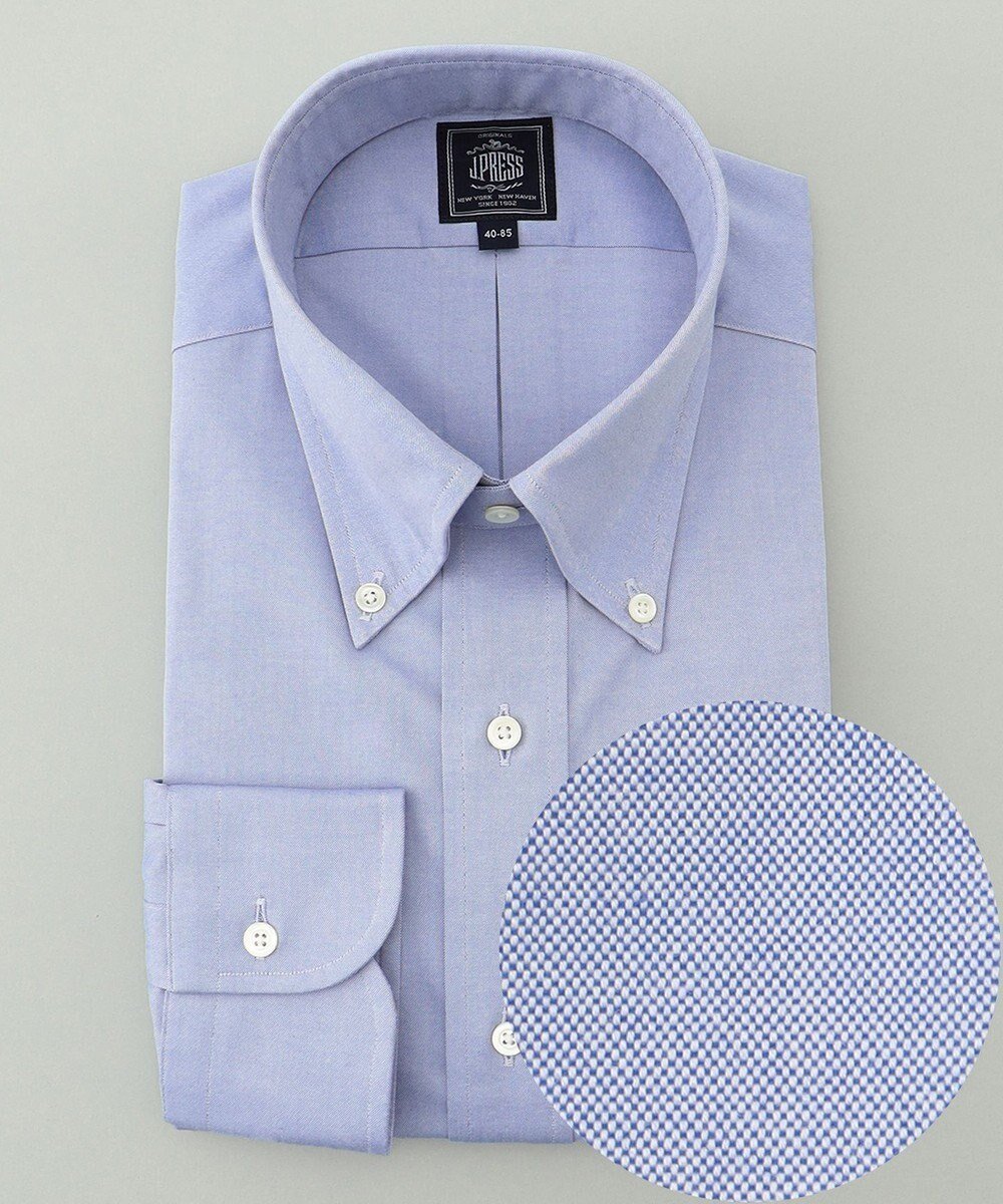 【ジェイ プレス/J.PRESS / MEN】の【定番】【PREMIUM PLEATS / 形態安定】ピンオックス ドレスシャツ / B.D. インテリア・キッズ・メンズ・レディースファッション・服の通販 founy(ファニー) 　ファッション　Fashion　メンズファッション　MEN　トップス・カットソー　Tops/Tshirt/Men　シャツ　Shirts　カフス　Cuffs　スーピマ　Supima　ドレス　Dress　定番　Standard　プリーツ　Pleats　プレミアム　Premium　メンズ　Mens　A/W・秋冬　Aw・Autumn/Winter・Fw・Fall-Winter　S/S・春夏　Ss・Spring/Summer　夏　Summer　ビジネス 仕事 通勤　Business　ダルブルー系|ID: prp329100004523884 ipo3291000000032000968