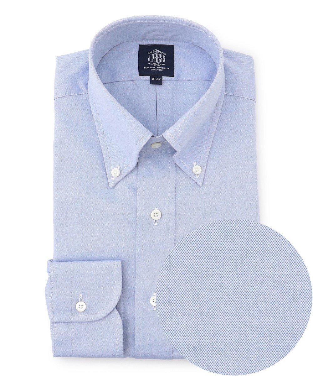 【ジェイ プレス/J.PRESS / MEN】の【定番】【PREMIUM PLEATS / 形態安定】ピンオックス ドレスシャツ / B.D. インテリア・キッズ・メンズ・レディースファッション・服の通販 founy(ファニー) 　ファッション　Fashion　メンズファッション　Fashion for Men　トップス・カットソー　Cut & Sew Tops　メンズシャツ　Shirts　カフス　Cuff Design　スーピマ　Supima, Premium Cotton　ドレス　Dress, One-Piece　定番　Standard, Basic Item　なめらか　Smooth, Silky Texture　プリーツ　Pleats, Pleated　プレミアム　Premium, High-End　メンズ　Men's, Menswear　A/W・秋冬　Autumn/Winter　S/S・春夏　SS, Spring/Summer, Warm Season　夏　Summer　ビジネス 仕事 通勤　Business / Work / Commuting　ダルブルー系|ID: prp329100004523884 ipo3291000000035700744