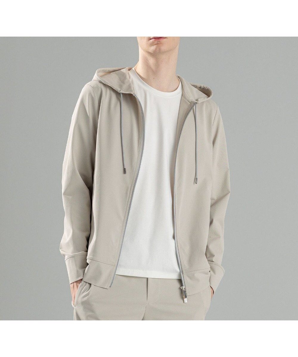 【ジョゼフ オム/JOSEPH HOMME / MEN】の新素材【水滴除去性/洗える/ストレッチ】 デューエイトタックジャージー ジップアップパーカー インテリア・キッズ・メンズ・レディースファッション・服の通販 founy(ファニー) 　ファッション　Fashion　メンズファッション　MEN　トップス・カットソー　Tops/Tshirt/Men　パーカ　Sweats　ストレッチ　Stretch　スポーティ　Sporty　パーカー　Hoodie　フロント　Front　ベーシック　Basic　夏　Summer　春　Spring　S/S・春夏　Ss・Spring/Summer　洗える　Washable　アイボリー系|ID: prp329100004523887 ipo3291000000032000977