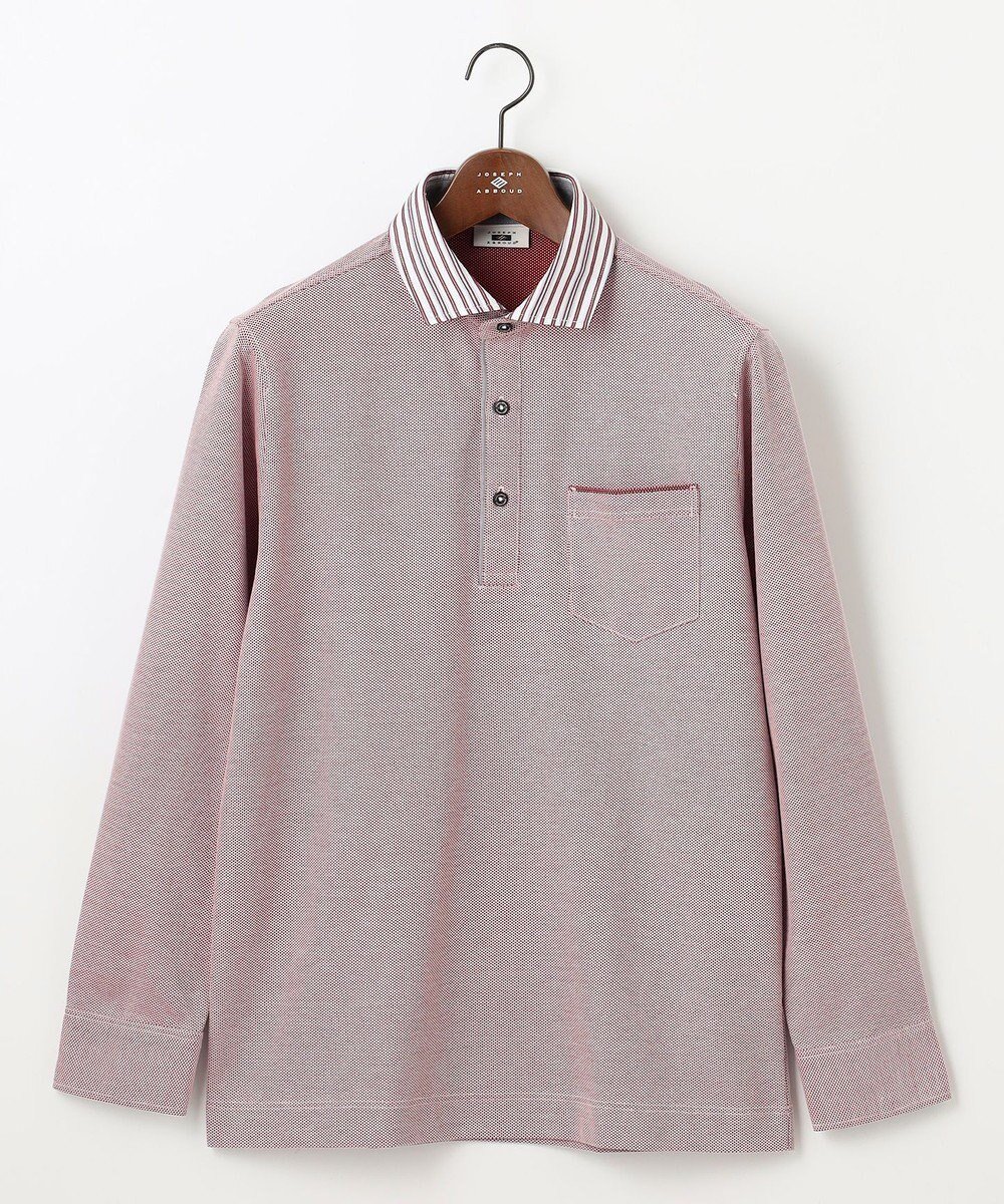 【ジョセフ アブード/JOSEPH ABBOUD / MEN】の【25SS・オーガニックコットン使用】ダディ ポロシャツ インテリア・キッズ・メンズ・レディースファッション・服の通販 founy(ファニー) 　ファッション　Fashion　メンズファッション　MEN　トップス・カットソー　Tops/Tshirt/Men　シャツ　Shirts　ポロシャツ　Polo Shirts　2025年　2025　2025春夏・S/S　Ss,Spring/Summer,2025　おすすめ　Recommend　ギフト プレゼント　Gift Present　ポロシャツ　Polo Shirt　夏　Summer　春　Spring　S/S・春夏　Ss・Spring/Summer　レッド系|ID: prp329100004523888 ipo3291000000032000982