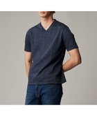 【ジョセフ アブード/JOSEPH ABBOUD / MEN】の【リネン素材/吸水速乾/日本素材】リネンハニカム Vネック Tシャツ ネイビー系|ID: prp329100004523889 ipo3291000000032000988