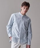 【ジェイ プレス/J.PRESS / MEN】の【IVY COLLECTION】【毎シーズン大好評】バックブル ロンストクレイジーパターン バンドカラーシャツ グリーン系1|ID: prp329100004523891 ipo3291000000034364774