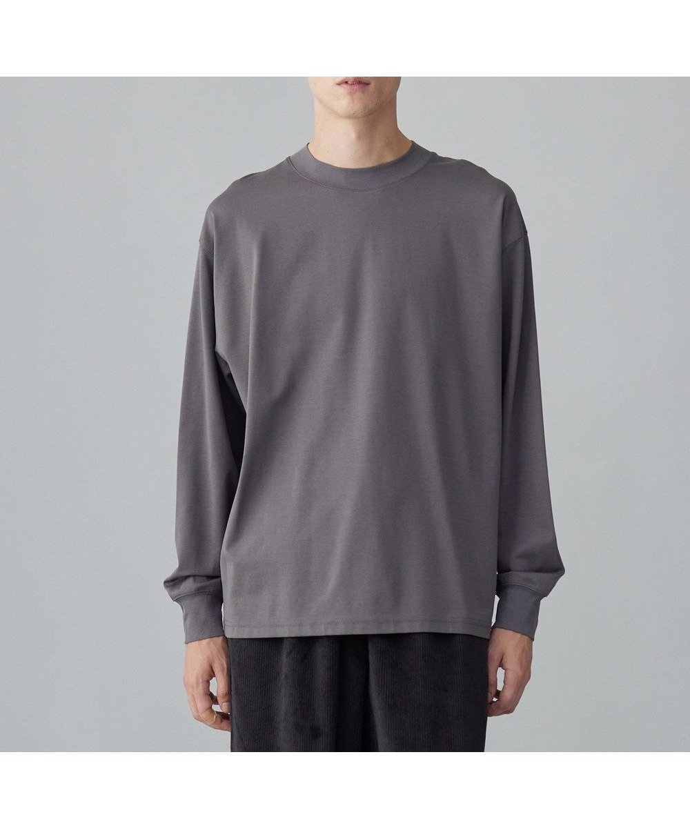 【アンフィーロ/UNFILO / MEN】の【新色追加】スマート ストレッチ ロンTEE インテリア・キッズ・メンズ・レディースファッション・服の通販 founy(ファニー) 　ファッション　Fashion　メンズファッション　MEN　トップス・カットソー　Tops/Tshirt/Men　シャツ　Shirts　ロング / Tシャツ　T-Shirts　インナー　Inner　カットソー　Cut And Sew　シルケット　Mercerization　ジャケット　Jacket　ストレッチ　Stretch　スマート　Smart　ビジネス 仕事 通勤　Business　ロング　Long　夏　Summer　春　Spring　S/S・春夏　Ss・Spring/Summer　グレー|ID: prp329100004523892 ipo3291000000032000996