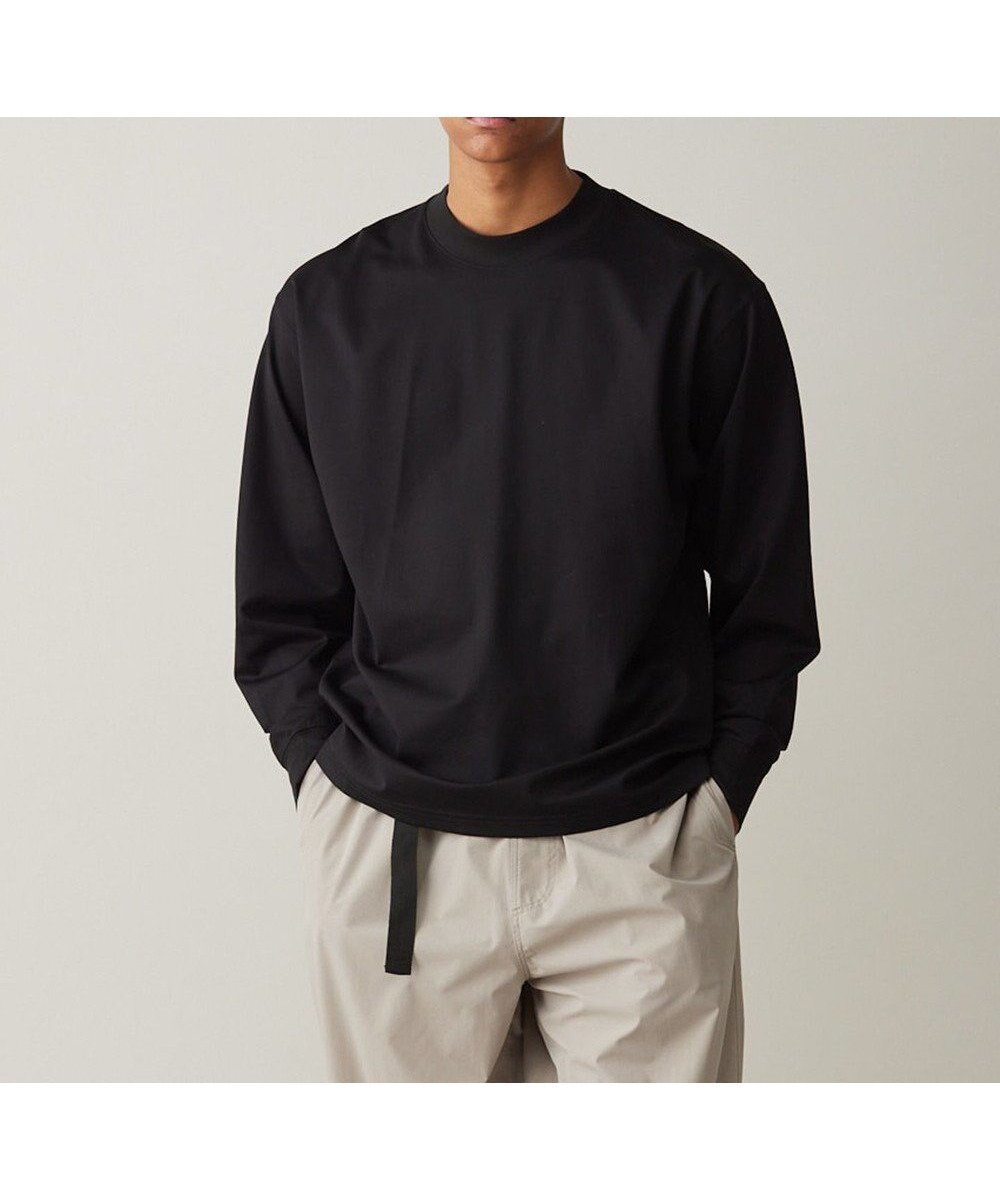【アンフィーロ/UNFILO / MEN】の【新色追加】スマート ストレッチ ロンTEE インテリア・キッズ・メンズ・レディースファッション・服の通販 founy(ファニー) 　ファッション　Fashion　メンズファッション　MEN　トップス・カットソー　Tops/Tshirt/Men　シャツ　Shirts　ロング / Tシャツ　T-Shirts　インナー　Inner　カットソー　Cut And Sew　シルケット　Mercerization　ジャケット　Jacket　ストレッチ　Stretch　スマート　Smart　ビジネス 仕事 通勤　Business　ロング　Long　夏　Summer　春　Spring　S/S・春夏　Ss・Spring/Summer　黒|ID: prp329100004523892 ipo3291000000032000997