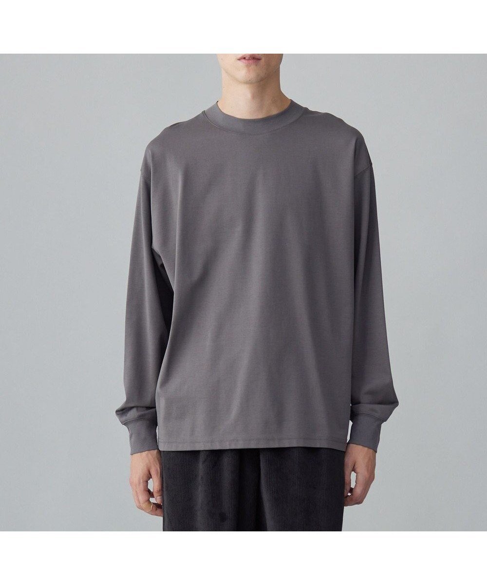 【アンフィーロ/UNFILO / MEN】のスマート ストレッチ ロンTEE 24年商品 インテリア・キッズ・メンズ・レディースファッション・服の通販 founy(ファニー) 　ファッション　Fashion　メンズファッション　Fashion for Men　トップス・カットソー　Cut & Sew Tops　メンズシャツ　Shirts　ロングTシャツ・Tシャツ / 着回し力抜群　Longline T-Shirts & Tees　インナー　Innerwear　カットソー　Cut and Sewn Top　シルケット　Silket, Silky Cotton　ジャケット　Jacket, Outerwear　ストレッチ　Stretch, Stretchy Fabric　スマート　Smart, Elegant　ビジネス 仕事 通勤　Business / Work / Commuting　ロング　Long, Long-Length　夏　Summer　S/S・春夏　SS, Spring/Summer, Warm Season　A/W・秋冬　Autumn/Winter　グレー|ID: prp329100004523892 ipo3291000000033577067