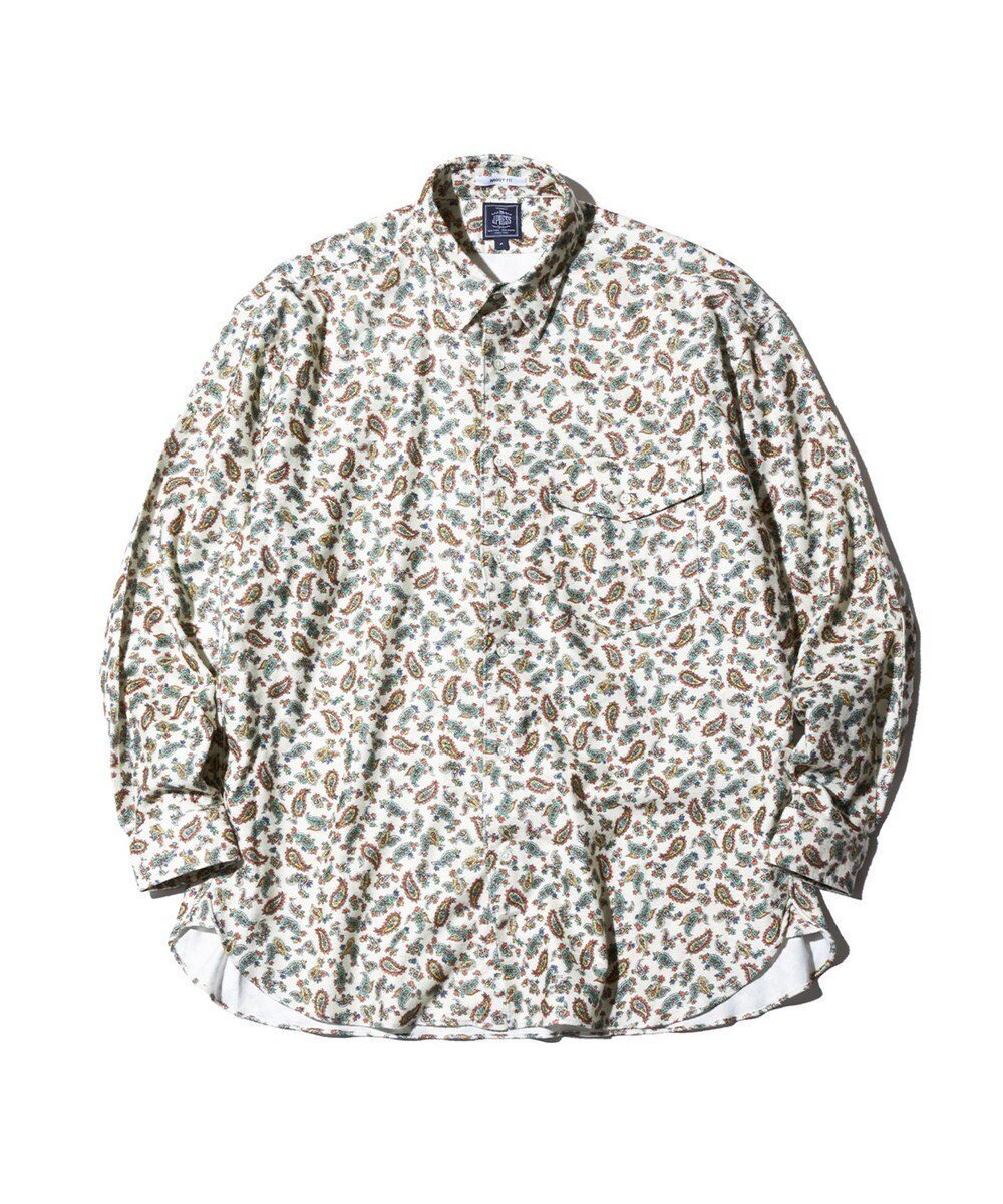 【ジェイ プレス/J.PRESS / MEN】の【J.PRESS ORIGINALS】PAISLEY REGULAR SHIRT / BAGGY FIT インテリア・キッズ・メンズ・レディースファッション・服の通販 founy(ファニー) 　ファッション　Fashion　メンズファッション　MEN　トップス・カットソー　Tops/Tshirt/Men　シャツ　Shirts　パターン　Pattern　ビンテージ　Vintage　プリント　Print　A/W・秋冬　Aw・Autumn/Winter・Fw・Fall-Winter　ホワイト系3|ID: prp329100004523901 ipo3291000000032001031
