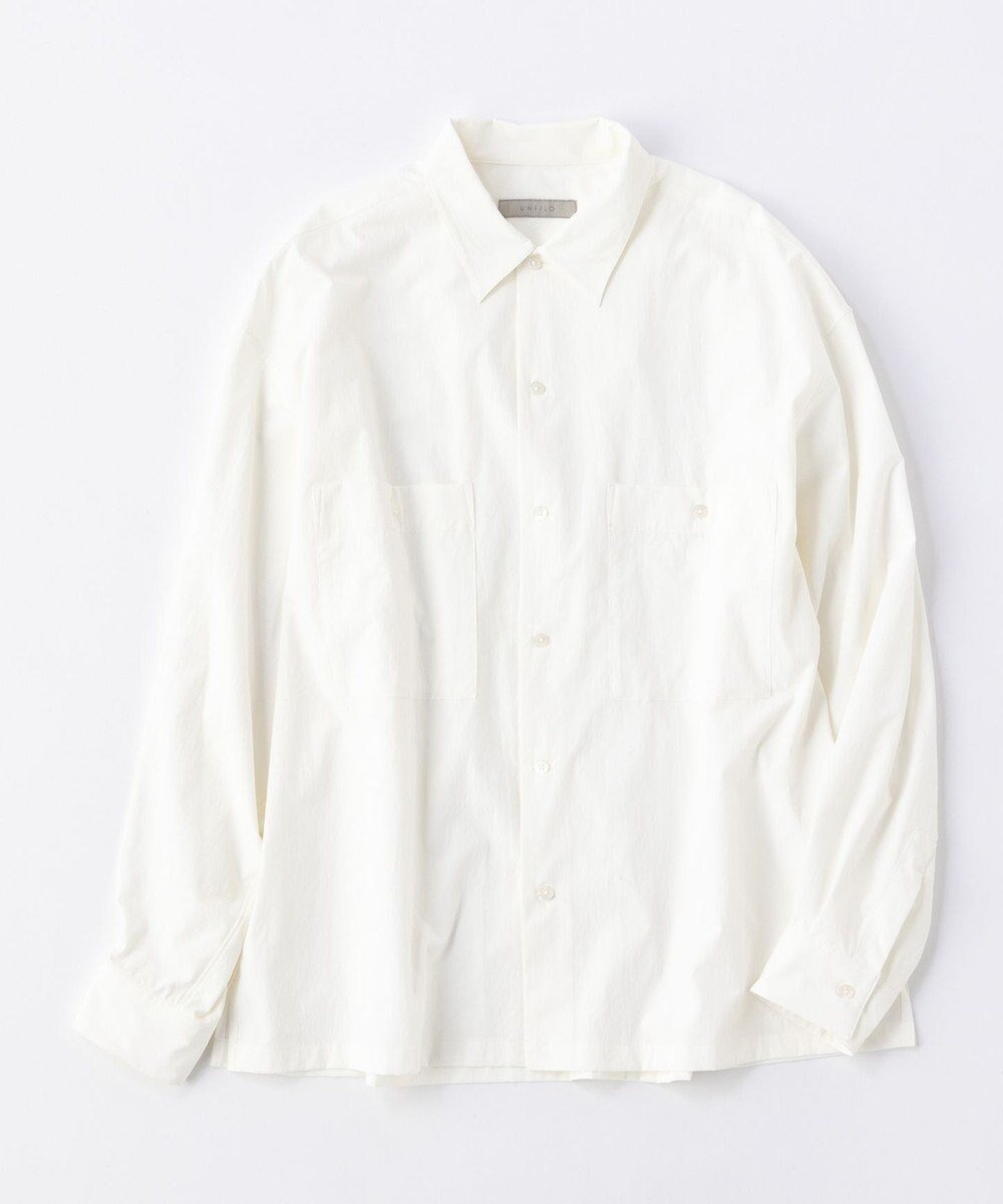 【アンフィーロ/UNFILO / MEN】のコンフォート カジュアル ワイドシャツ 24年秋冬商品 インテリア・キッズ・メンズ・レディースファッション・服の通販 founy(ファニー) 　ファッション　Fashion　メンズファッション　Men's Style Online　トップス・カットソー　Tops/Tshirt/Men　シャツ　Shirts　吸水　Water Absorption　軽量　Lightweight　ストレッチ　Stretch　ポケット　Pocket　リラックス　Relax　ワイド　Wide　A/W・秋冬　Aw・Autumn/Winter・Fw・Fall-Winter　オフ|ID: prp329100004523902 ipo3291000000032587330