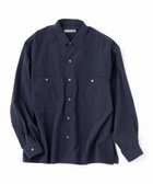 【アンフィーロ/UNFILO / MEN】のコンフォート カジュアル ワイドシャツ 24年秋冬商品 ネイビー|ID: prp329100004523902 ipo3291000000032587331