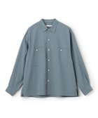 【アンフィーロ/UNFILO / MEN】のコンフォート カジュアル ワイドシャツ 24年秋冬商品 ダークブルー|ID: prp329100004523902 ipo3291000000032587333