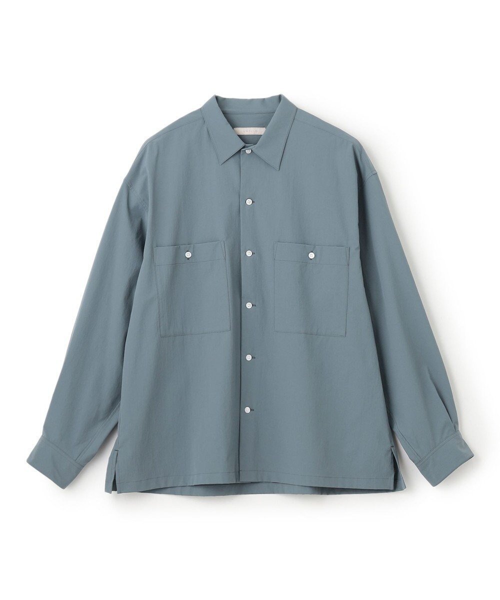【アンフィーロ/UNFILO / MEN】の【男女兼用】コンフォート カジュアル ワイドシャツ 24年秋冬商品 インテリア・キッズ・メンズ・レディースファッション・服の通販 founy(ファニー) ファッション Fashion レディースファッション Fashion for Women トップス・カットソー Cut & Sew Tops シャツ・ブラウス・オフィスカジュアル Elegant Blouses & Button-Ups 吸水 Absorbent, Quick-Dry 軽量 Lightweight, Ultra Light ストレッチ Stretch, Stretchy Fabric ポケット Pocket, Pocket Detail リラックス Relax, Relaxed Fit ワイド Wide, Wide Fit A/W・秋冬 Autumn/Winter ダークブルー|ID: prp329100004523902 ipo3291000000034347934