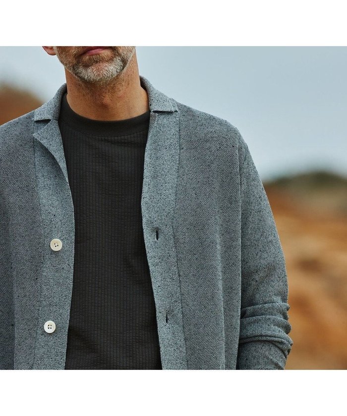【ジェイ プレス/J.PRESS / MEN】の【HYBRID LINEN】ニットジャケット インテリア・キッズ・メンズ・レディースファッション・服の通販 founy(ファニー) https://founy.com/ ファッション Fashion メンズファッション MEN トップス・カットソー Tops/Tshirt/Men ニット Knit Tops カーディガン Cardigans オーガニック Organic 春 Spring カーディガン Cardigan ジャケット Jacket 定番 Standard フィット Fit フランス France メランジ Melange リネン Linen レギュラー Regular S/S・春夏 Ss・Spring/Summer おすすめ Recommend 夏 Summer エレガント 上品 Elegant |ID: prp329100004523906 ipo3291000000032001058