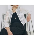【アイシービー/iCB】の【洗える】シアードビーチェックブルゾン オフホワイト系チェック|ID: prp329100004523916 ipo3291000000032001130