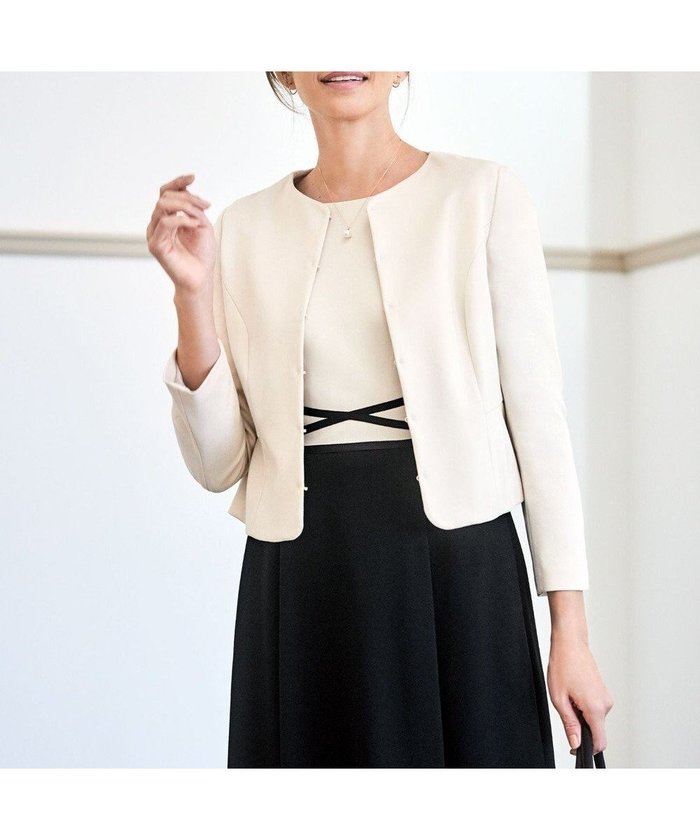 【トッカ/TOCCA】の【消臭&洗える】LUCE ジャケット インテリア・キッズ・メンズ・レディースファッション・服の通販 founy(ファニー) https://founy.com/ ファッション Fashion レディースファッション WOMEN アウター Coat Outerwear ジャケット Jackets ノーカラージャケット No Collar Leather Jackets ジャケット Jacket 夏 Summer S/S・春夏 Ss・Spring/Summer 洗える Washable A/W・秋冬 Aw・Autumn/Winter・Fw・Fall-Winter |ID: prp329100004523923 ipo3291000000032001165