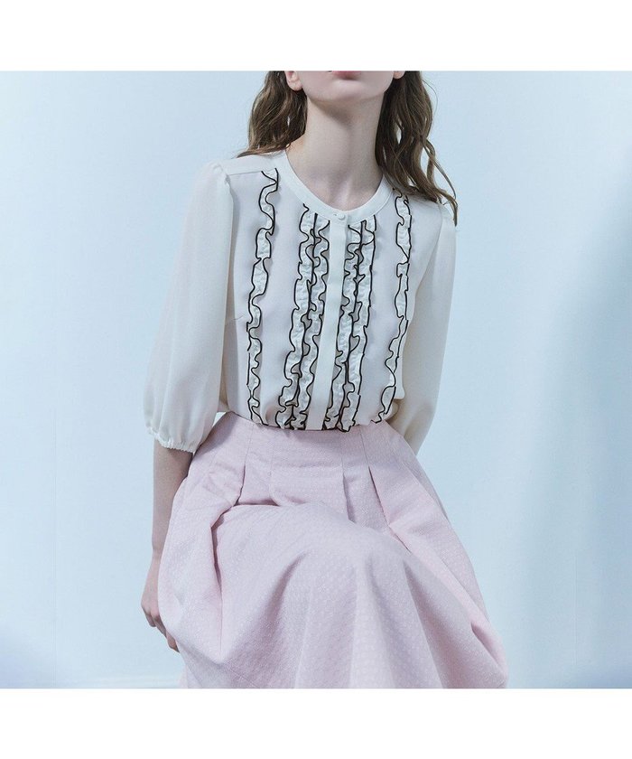 【トッカ/TOCCA】の【洗える】PROMISE RIBBON ROSETTE ブラウス インテリア・キッズ・メンズ・レディースファッション・服の通販 founy(ファニー) https://founy.com/ ファッション Fashion レディースファッション WOMEN トップス・カットソー Tops/Tshirt シャツ/ブラウス Shirts/Blouses 2025年 2025 2025春夏・S/S Ss,Spring/Summer,2025 リボン Ribbon 夏 Summer 春 Spring S/S・春夏 Ss・Spring/Summer 洗える Washable |ID: prp329100004523925 ipo3291000000032001181