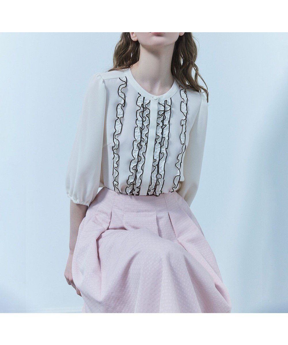 【トッカ/TOCCA】の【洗える】PROMISE RIBBON ROSETTE ブラウス インテリア・キッズ・メンズ・レディースファッション・服の通販 founy(ファニー) 　ファッション　Fashion　レディースファッション　WOMEN　トップス・カットソー　Tops/Tshirt　シャツ/ブラウス　Shirts/Blouses　2025年　2025　2025春夏・S/S　Ss,Spring/Summer,2025　リボン　Ribbon　夏　Summer　春　Spring　S/S・春夏　Ss・Spring/Summer　洗える　Washable　オフ|ID: prp329100004523925 ipo3291000000032001182
