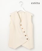 【23区/NIJYUSANKU】の【エステータ】ウールリネン アシンメトリーボタン ベスト 人気、トレンドファッション・服の通販 founy(ファニー) ファッション Fashion レディースファッション Fashion for Women アウター Coat / Outerwear Collection トップス・カットソー Cut & Sew Tops ベスト&ジレ / 重ね着スタイル Vests & Gilets アシンメトリー Asymmetrical Style インナー Innerwear 春 Spring カッティング Cutting Detail カットソー Cut and Sewn Top シェイプ Shape, Slim Fit セットアップ Set-Up, Coordinated Outfit 雑誌 Magazine, Fashion Magazine フロント Front, Front Design ベスト Vest, Waistcoat 別注 Limited Edition, Custom Order リネン Linen, Linen Fabric S/S・春夏 SS, Spring/Summer, Warm Season おすすめ Recommended / Our Picks 夏 Summer thumbnail ホワイト系|ID: prp329100004523928 ipo3291000000033577185