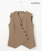 【23区/NIJYUSANKU】の【エステータ】ウールリネン アシンメトリーボタン ベスト 人気、トレンドファッション・服の通販 founy(ファニー) ファッション Fashion レディースファッション Fashion for Women アウター Coat / Outerwear Collection トップス・カットソー Cut & Sew Tops ベスト&ジレ / 重ね着スタイル Vests & Gilets アシンメトリー Asymmetrical Style インナー Innerwear 春 Spring カッティング Cutting Detail カットソー Cut and Sewn Top シェイプ Shape, Slim Fit セットアップ Set-Up, Coordinated Outfit 雑誌 Magazine, Fashion Magazine フロント Front, Front Design ベスト Vest, Waistcoat 別注 Limited Edition, Custom Order リネン Linen, Linen Fabric S/S・春夏 SS, Spring/Summer, Warm Season おすすめ Recommended / Our Picks 夏 Summer thumbnail カーキ系|ID: prp329100004523928 ipo3291000000033577187