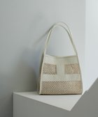 【イアクッチ/IACUCCI】のリーバ RETE PAGLIA 人気、トレンドファッション・服の通販 founy(ファニー) ファッション Fashion レディースファッション WOMEN バッグ Bag アクセサリー Accessories エレガント 上品 Elegant 人気 Popularity フロント Front メッシュ Mesh S/S・春夏 Ss・Spring/Summer 再入荷 Restock/Back In Stock/Re Arrival 夏 Summer 2025年 2025 2025春夏・S/S Ss,Spring/Summer,2025 thumbnail ホワイト|ID: prp329100004523930 ipo3291000000032001216