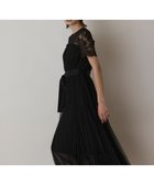 【グレース コンチネンタル/GRACE CONTINENTAL】のチュールプリーツドレス ブラック|ID: prp329100004523931 ipo3291000000032001228