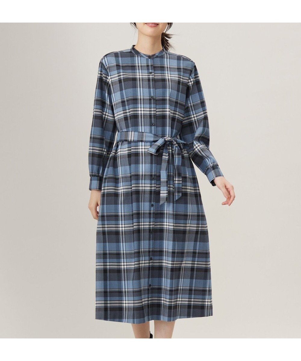 【ジェイ プレス/J.PRESS】の【洗える】テトロンレーヨン/ウール milledタータン ワンピース 人気、トレンドファッション・服の通販 founy(ファニー) 　ファッション　Fashion　レディースファッション　WOMEN　ワンピース　Dress　ウォーム　Worm　洗える　Washable　ストレッチ　Stretch　ストール　Stall　タートルネック　Turtleneck　チェック　Check　ポケット　Pocket　羽織　Haori　リボン　Ribbon　A/W・秋冬　Aw・Autumn/Winter・Fw・Fall-Winter　再入荷　Restock/Back In Stock/Re Arrival　おすすめ　Recommend　 other-1|ID: prp329100004523933 ipo3291000000032001239