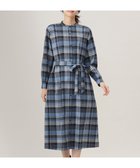 【ジェイ プレス/J.PRESS】の【洗える】テトロンレーヨン/ウール milledタータン ワンピース ブルーチェック系|ID: prp329100004523933 ipo3291000000032001240