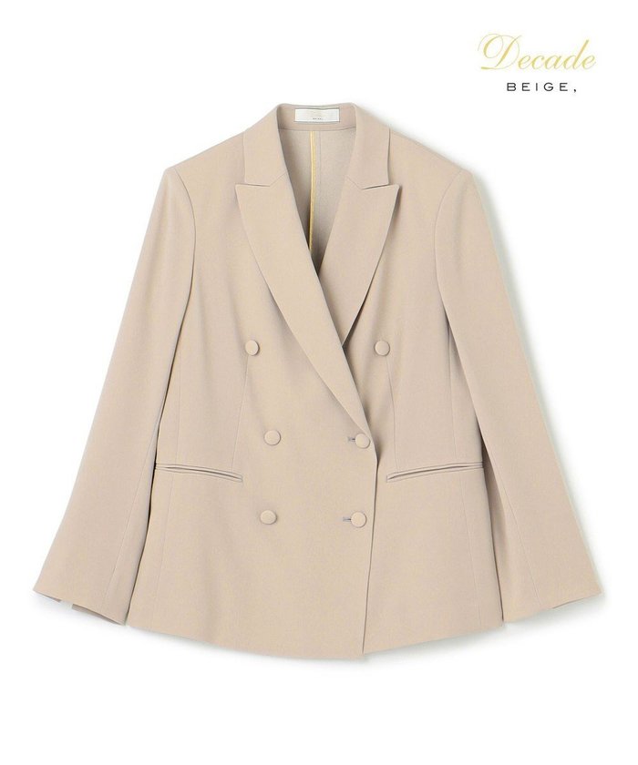 【ベイジ,/BEIGE,】の【洗える】CINDY / ダブルブレストジャケット インテリア・キッズ・メンズ・レディースファッション・服の通販 founy(ファニー) https://founy.com/ ファッション Fashion レディースファッション WOMEN アウター Coat Outerwear ジャケット Jackets インナー Inner ウォッシャブル Washable オケージョン Occasion 洗える Washable クラシック Classic サテン Satin ジャケット Jacket ストレッチ Stretch スリット Slit スーツ Suit セットアップ Set Up ダブル Double 定番 Standard 人気 Popularity ボトム Bottom おすすめ Recommend セレモニー Ceremony ビジネス 仕事 通勤 Business |ID: prp329100004523934 ipo3291000000032001250