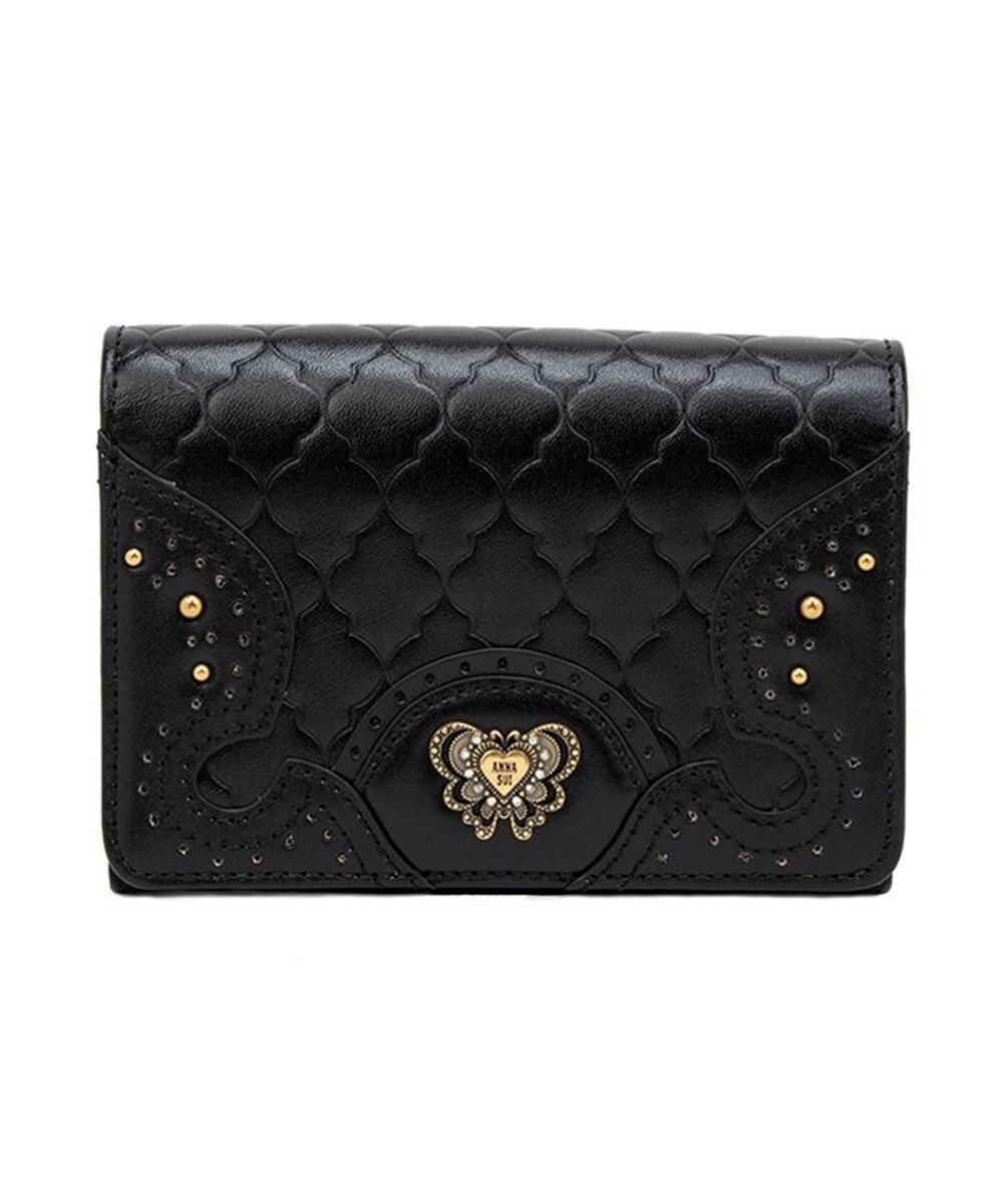 【アナスイ/ANNA SUI】のエレノア 内Lファスナー二つ折り財布 人気、トレンドファッション・服の通販 founy(ファニー) 　ファッション　Fashion　レディースファッション　WOMEN　財布　Wallets　アンティーク　Antique　グラデーション　Gradation　ストーン　Stone　バタフライ　Butterfly　ブローチ　Brooch　財布　Wallet　 other-1|ID: prp329100004523937 ipo3291000000032001272