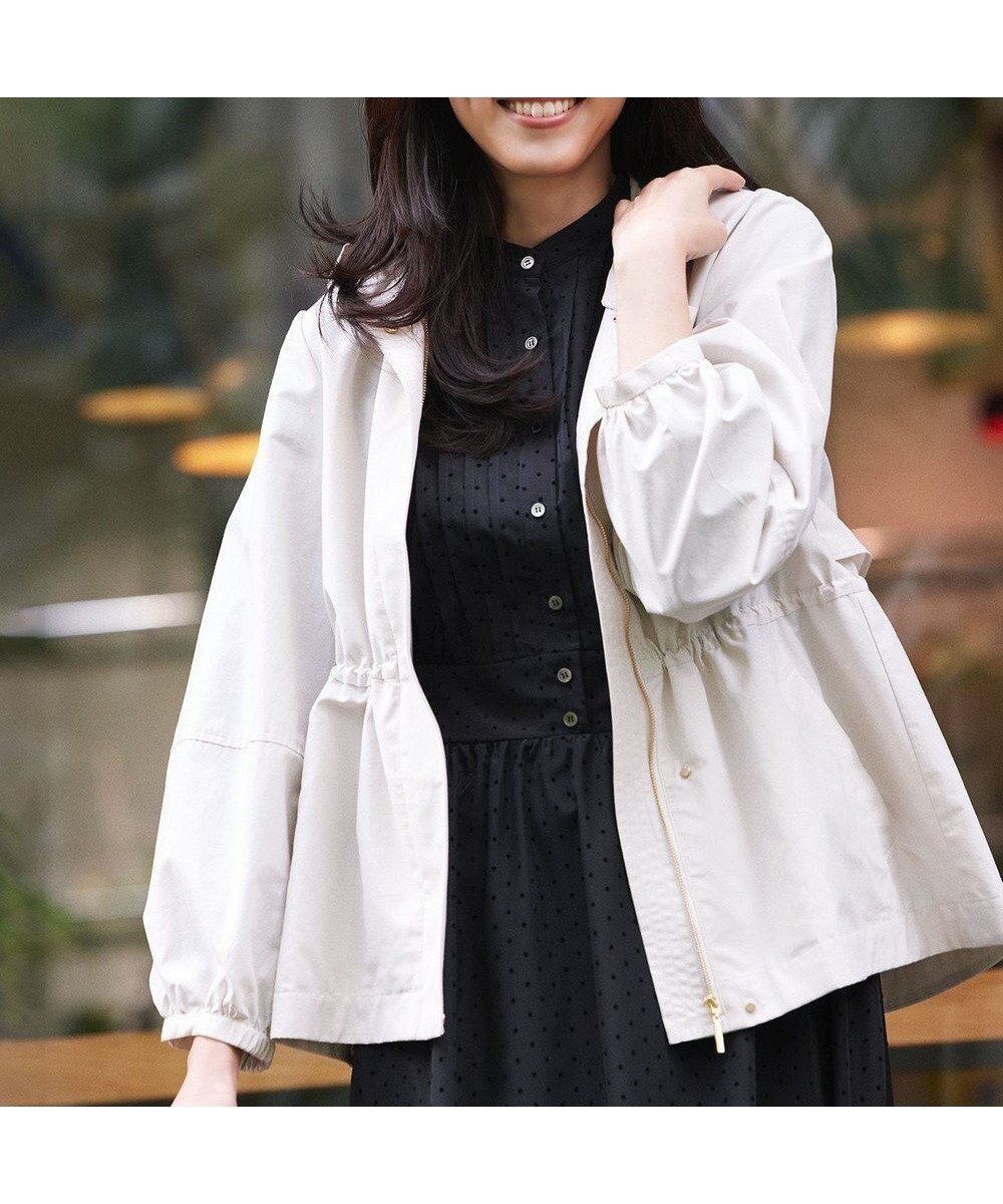 【組曲/KUMIKYOKU】の【弱撥水・2WAY】フード付き ライトアウター 人気、トレンドファッション・服の通販 founy(ファニー) 　ファッション　Fashion　レディースファッション　WOMEN　アウター　Coat Outerwear　ジャケット　Jackets　春　Spring　ジャケット　Jacket　スリーブ　Sleeve　ドット　Dot　S/S・春夏　Ss・Spring/Summer　夏　Summer　 other-1|ID: prp329100004523941 ipo3291000000032001298